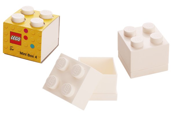 LEGO mini dėžutė 4 balta 